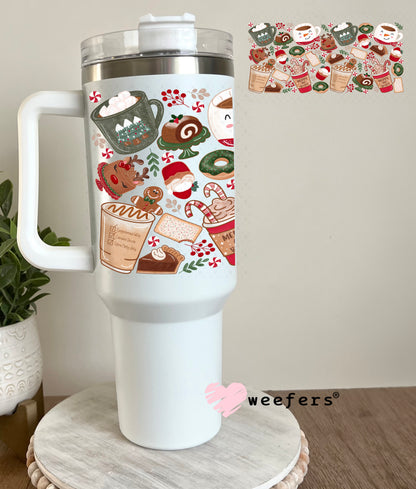 UV DTF Cup Wrap – Christmas Favorite Things 40oz Tumbler Cup Wrap Weefers