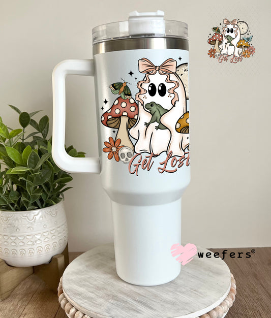 UV DTF Decal - Cottagecore Ghost Wonderland 40oz Tumbler Decal Weefers