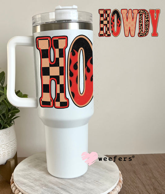 UV DTF Cup Wrap – Howdy 40oz Tumbler Cup Wrap Weefers