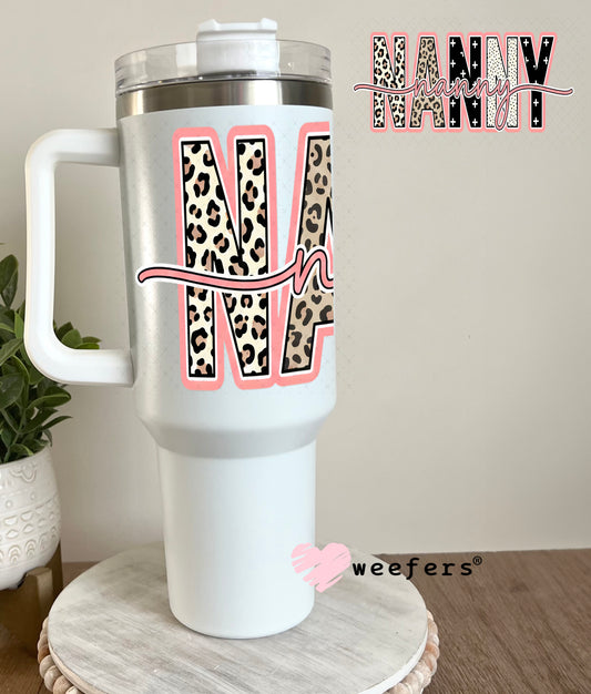 UV DTF Cup Wrap – Cheetah Nanny 40oz Tumbler Cup Wrap Weefers