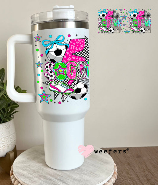 UV DTF Cup Wrap – Preppy Soccer - Weefers® Exclusive 40oz Tumbler Wrap Weefers