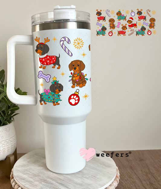 UV DTF Cup Wrap – Christmas Dashaud's 40oz Tumbler Cup Wrap Weefers