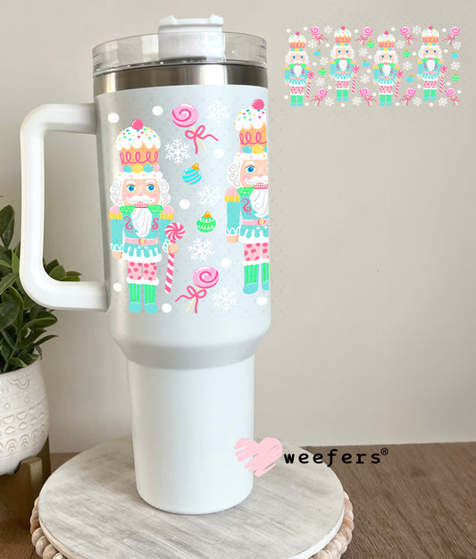 UV DTF Cup Wrap – Christmas Nutcracker 40oz Tumbler Cup Wrap Weefers