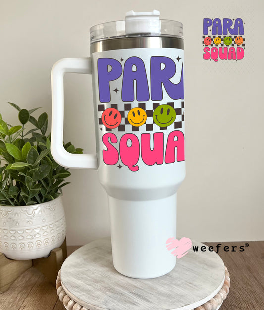 UV DTF Decal - Para Squad 40oz Tumbler Cup Wrap Weefers