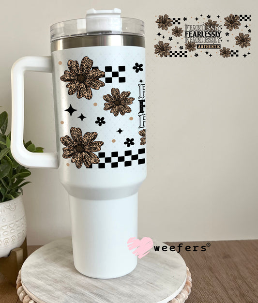 UV DTF Cup Wrap – Fearlessly Authentic 40oz Tumbler Cup Wrap Weefers