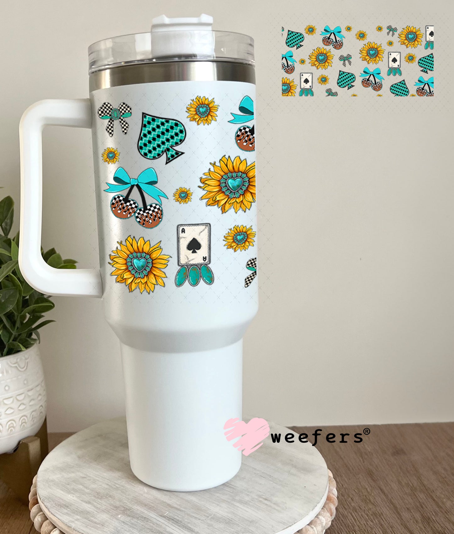 UV DTF Cup Wrap – Wild and Western Sidekick - Weefers Exclusive 40oz Tumbler Wrap Weefers