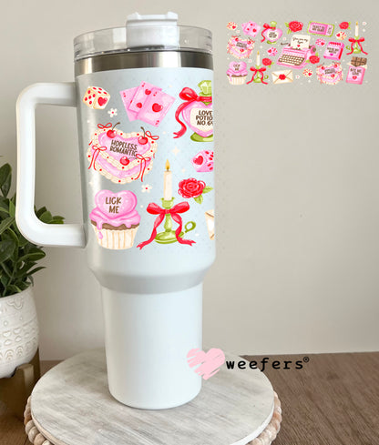 UV DTF Cup Wrap – You Are My Type Valentine's Day 40oz Tumbler Cup Wrap Weefers
