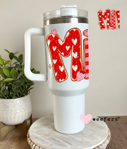UV DTF Decal - Mimi Valentine's Day 40oz Tumbler Cup Wrap Weefers