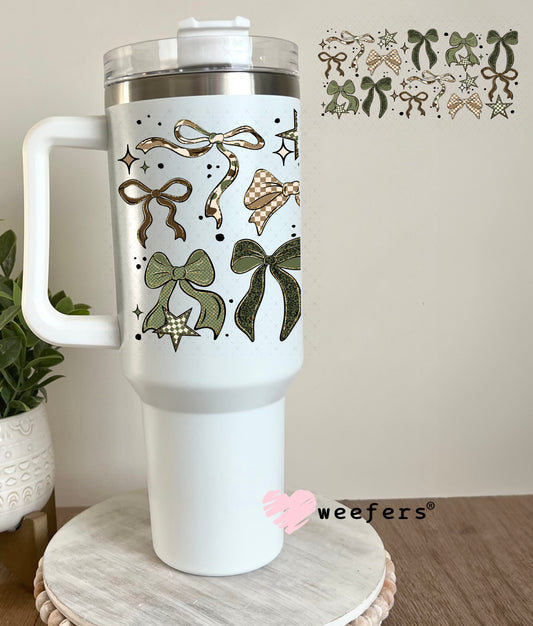 UV DTF Cup Wrap – Camouflage Bows 40oz Tumbler Cup Wrap Weefers