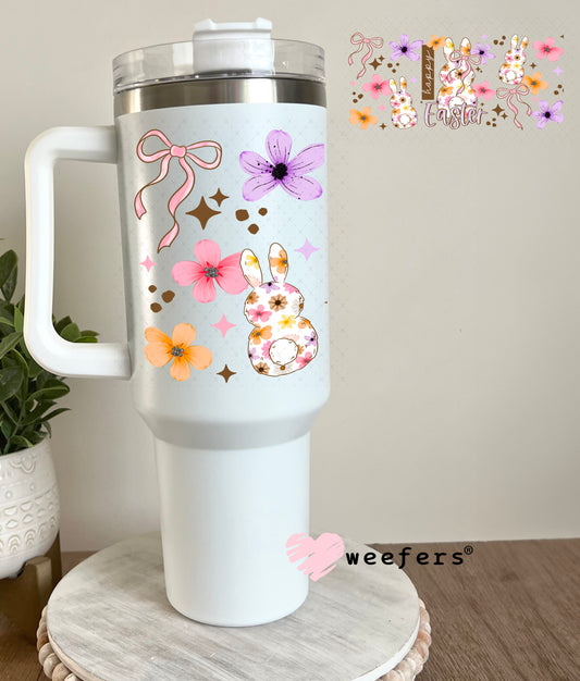 UV DTF Cup Wrap – Happy Easter 40oz Tumbler Cup Wrap Weefers
