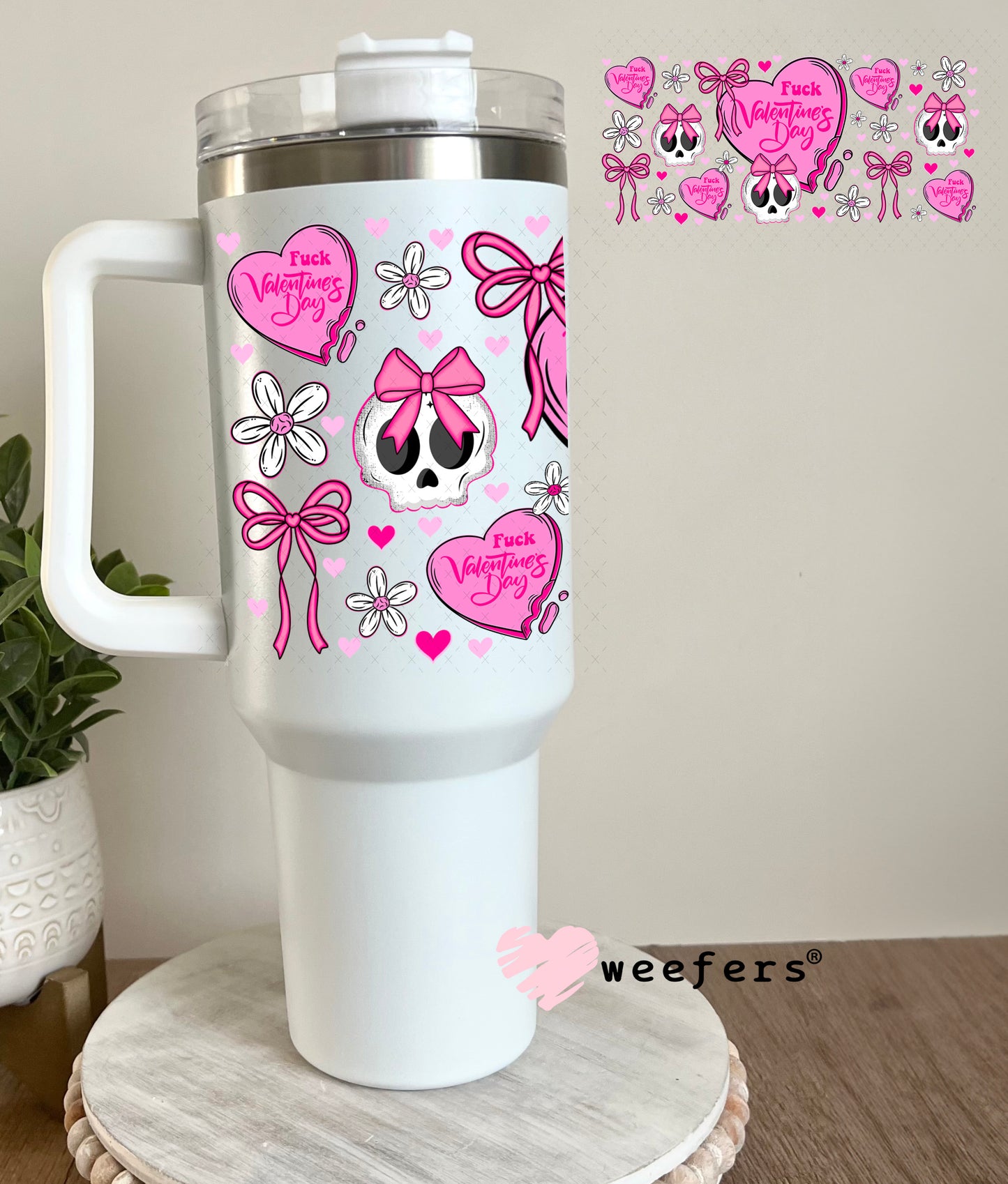 UV DTF Cup Wrap – F Valentine's Day Anti 40oz Tumbler Cup Wrap Weefers