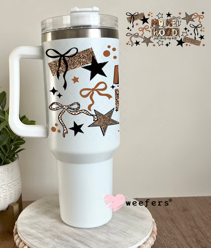 UV DTF Cup Wrap – Motherhood Just Doing My Best 40oz Tumbler Cup Wrap Weefers