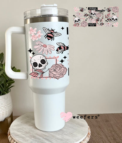UV DTF Cup Wrap – Our Stories and Struggles are Different 40oz Tumbler Cup Wrap Weefers