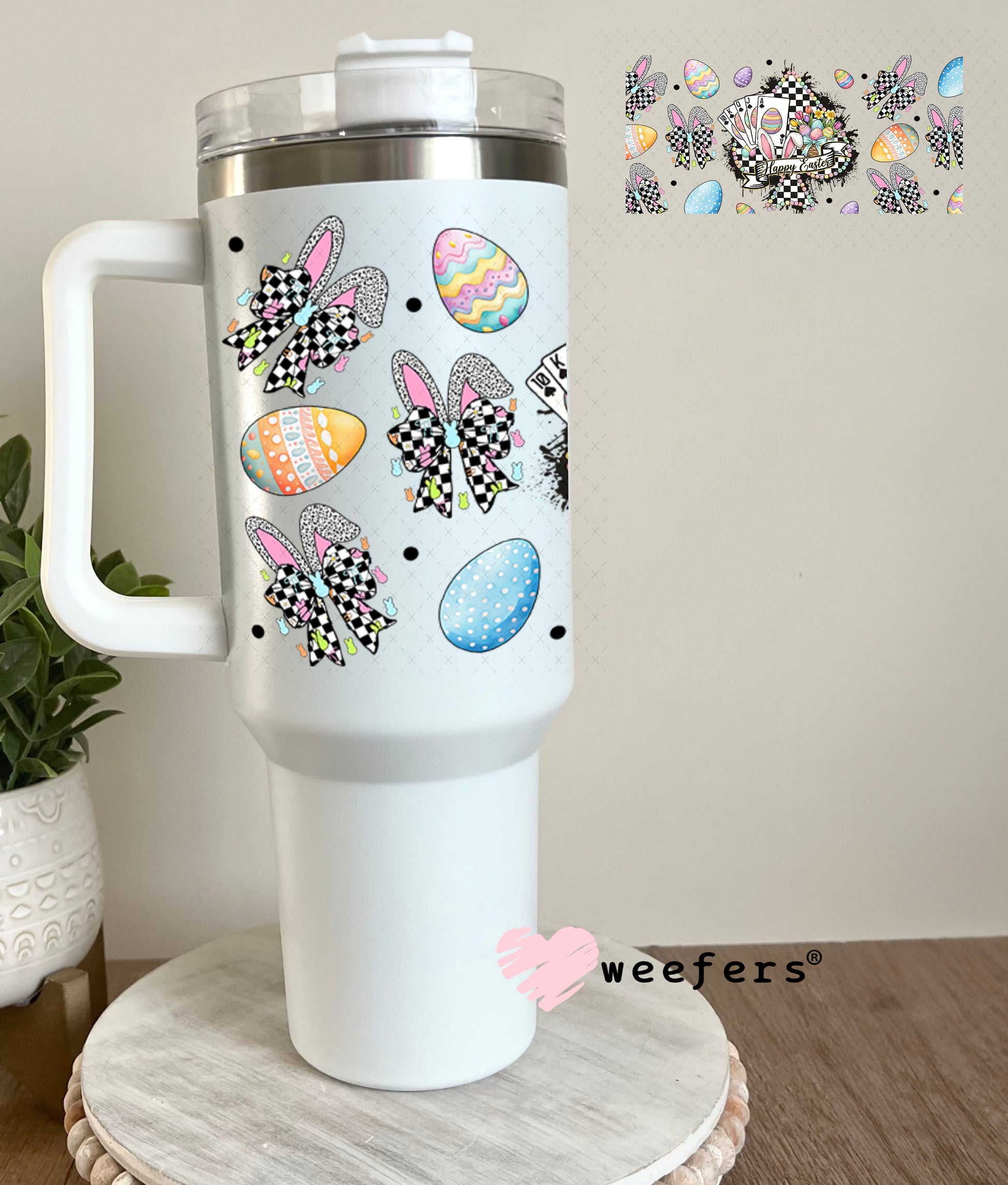UV DTF Cup Wrap – Happy Easter Western St Patrick's Day - Weefers Exclusive 40oz Tumbler Wrap Weefers