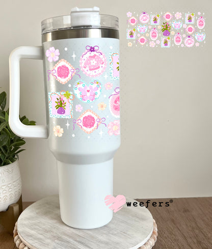 UV DTF Cup Wrap – Vintage Easter 40oz Tumbler Cup Wrap Weefers