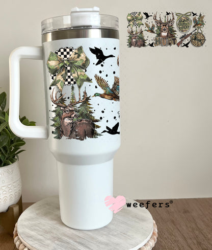 UV DTF Cup Wrap – Hunt Respect Repeat 40oz Tumbler Cup Wrap Weefers