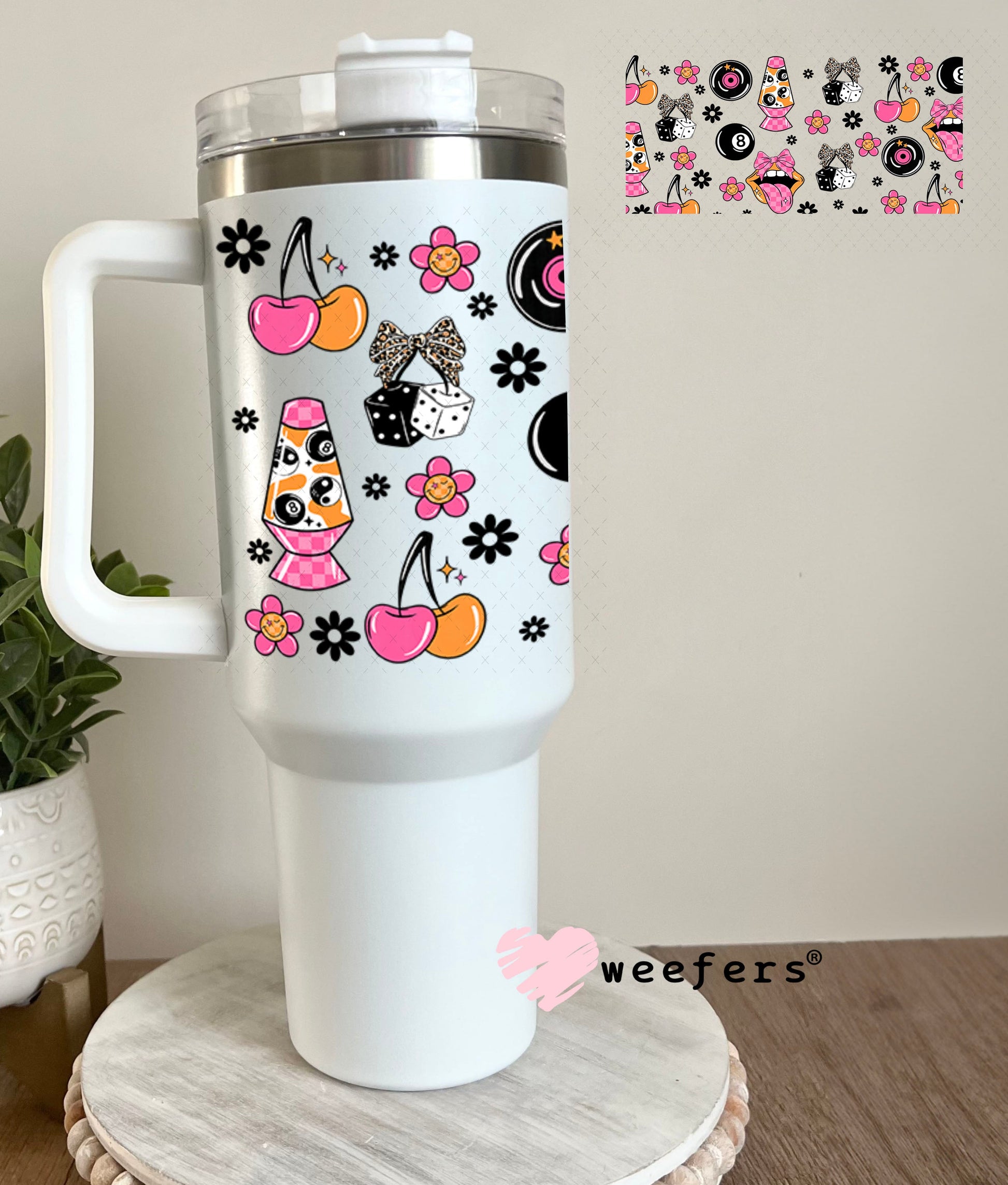 UV DTF Cup Wrap – Sorry for What My Face Said Sidekick - Weefers® Exclusive 40oz Tumbler Wrap Weefers