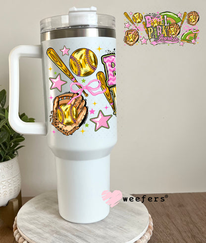 UV DTF Cup Wrap – Ballpark Junkie Softball 40oz Tumbler Cup Wrap Weefers
