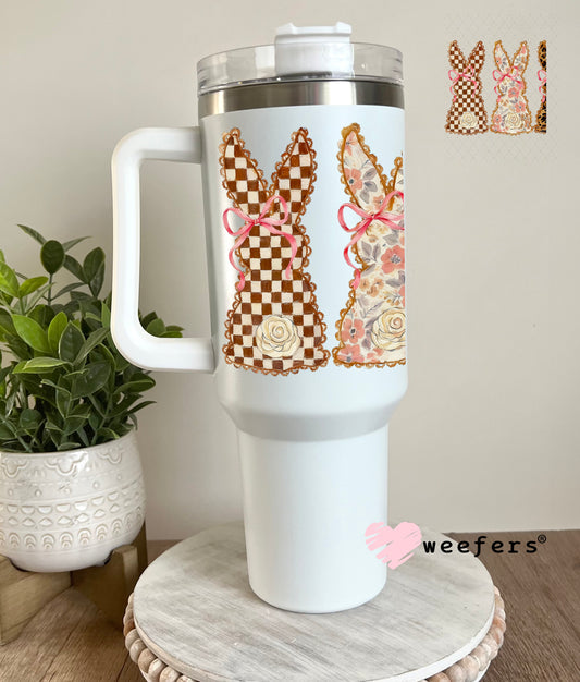 UV DTF Decal - Bougee Bunnies 40oz Tumbler Decal Weefers