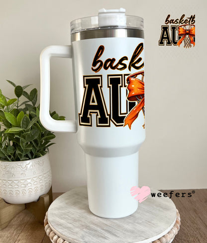 UV DTF Decal - Basketball Aunt 40oz Tumbler Decal Weefers