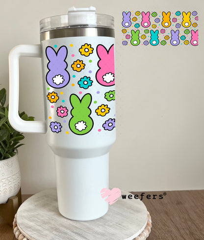 UV DTF Cup Wrap – Easter Bunny Friends 40oz Tumbler Cup Wrap Weefers
