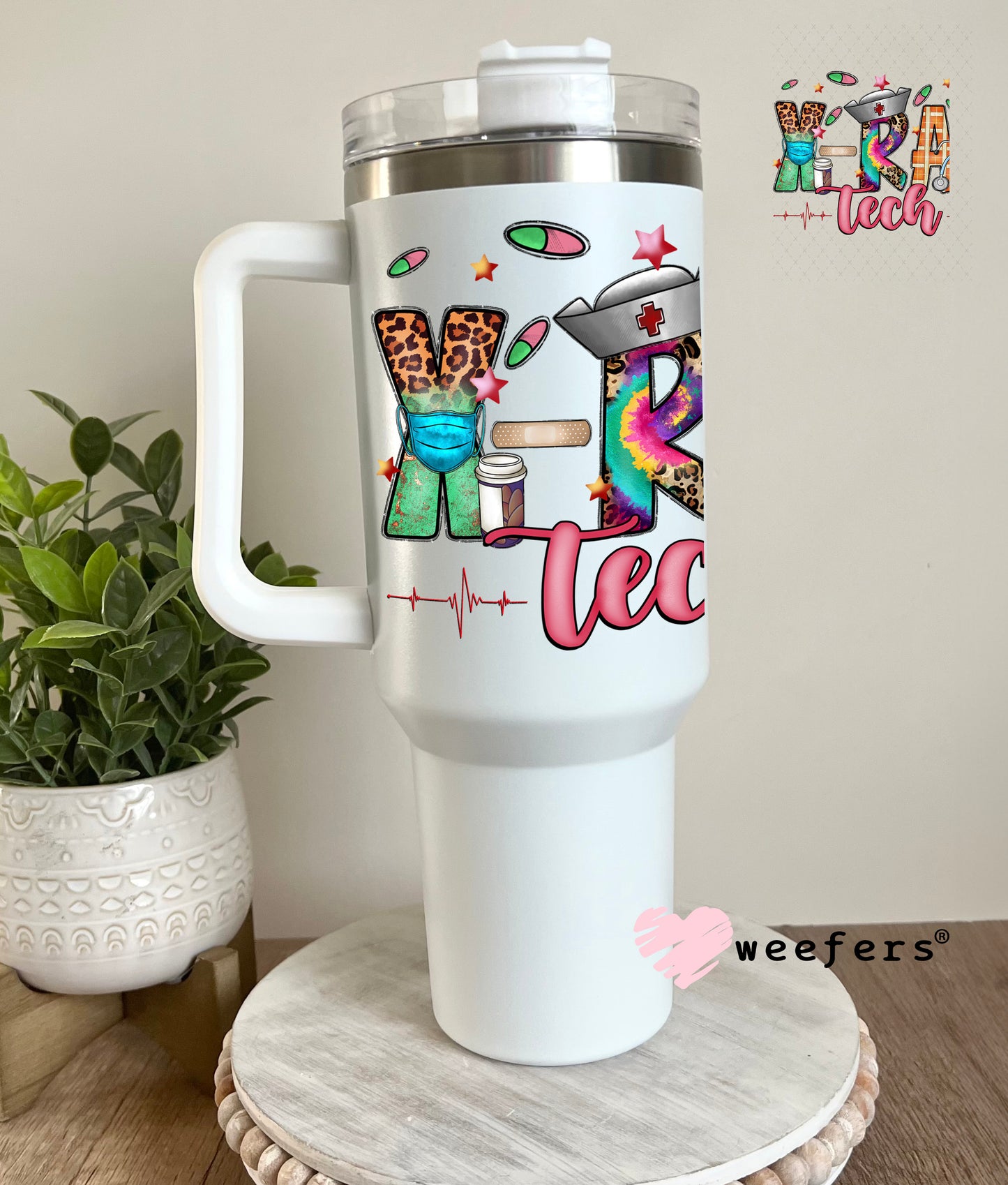 UV DTF Decal - X-Ray Tech 40oz Tumbler Decal Weefers