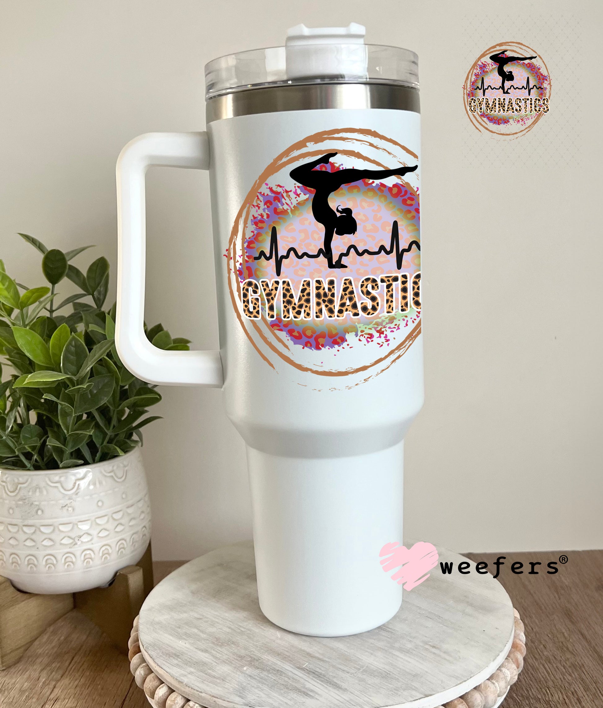 UV DTF Decal - Gymnastics 40oz Tumbler Decal Weefers