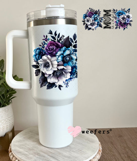 UV DTF Cup Wrap – Mom Life is the Best Life 40oz Tumbler Cup Wrap Weefers