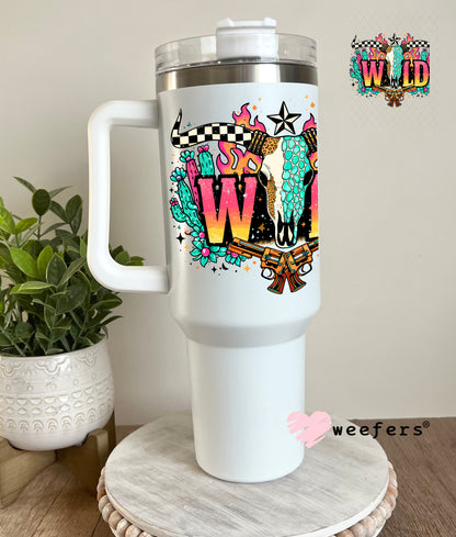 UV DTF Decal - Wild Western 40oz Tumbler Decal Weefers