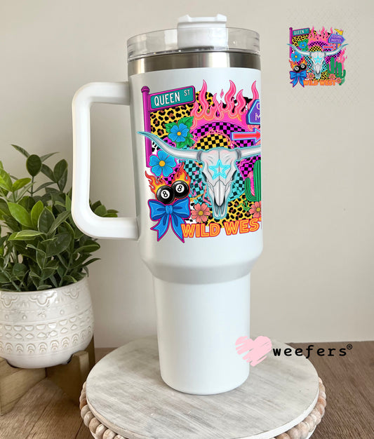 UV DTF Decal - Cosmic Hotel Wesern 40oz Tumbler Decal Weefers