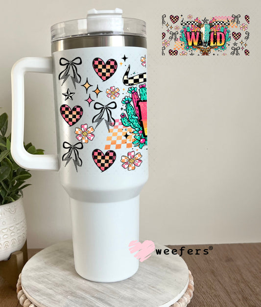 UV DTF Cup Wrap – Wild - Weefers Exclusive 40oz Tumbler Wrap Weefers