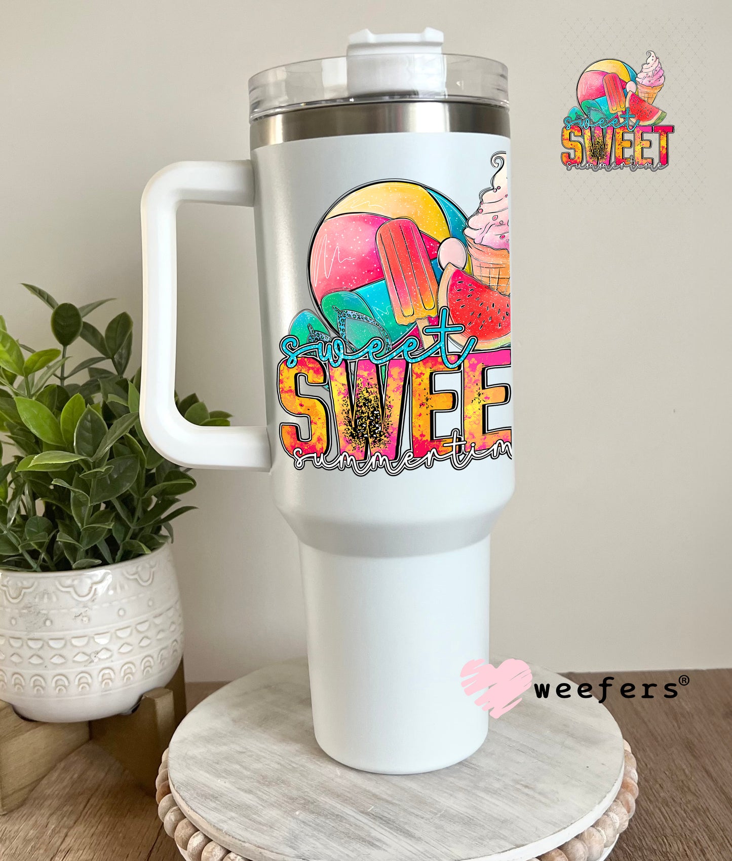 UV DTF Decal - Sweet Sweet Summertime 40oz Tumbler Decal Weefers