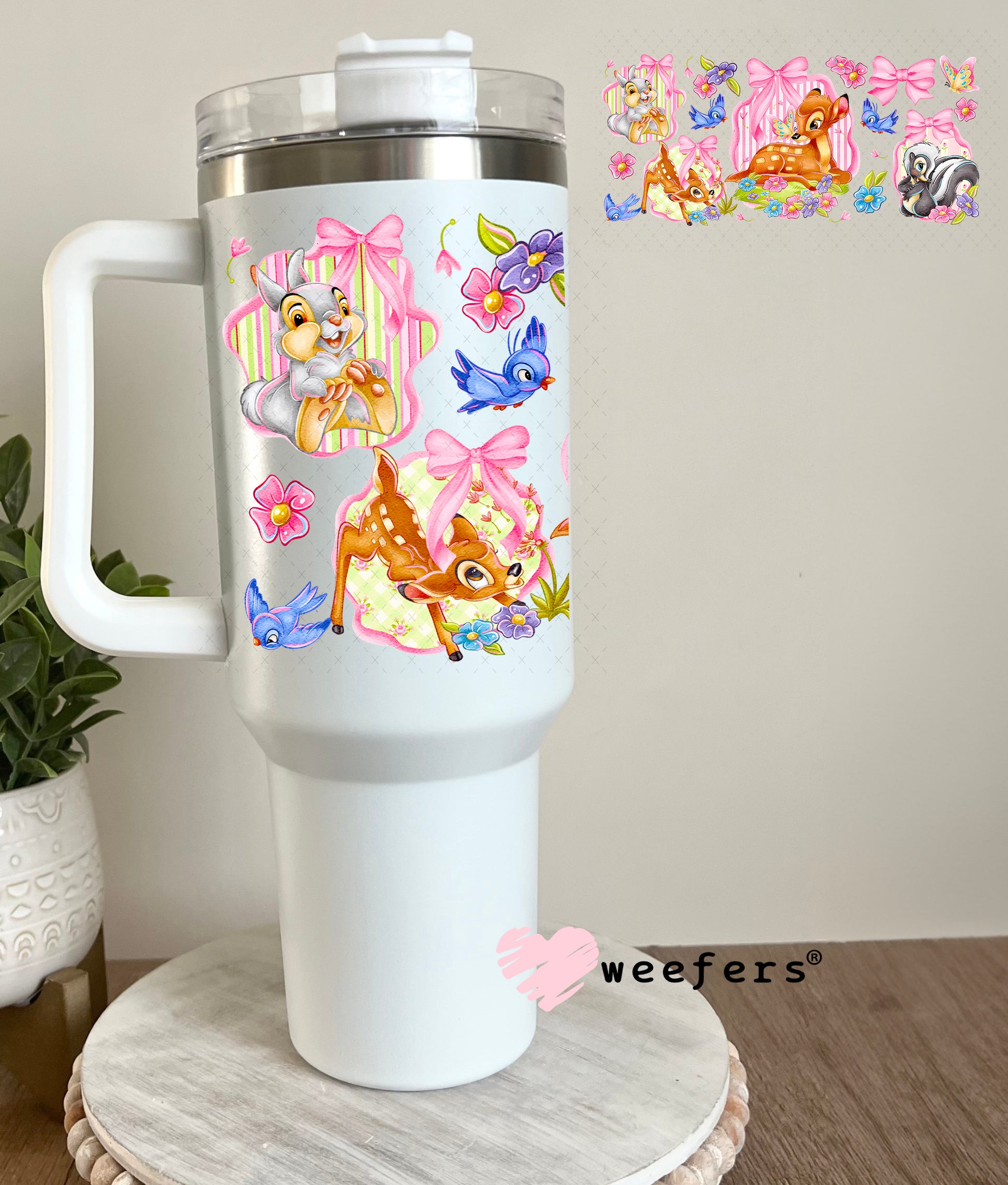 UV DTF Cup Wrap – Baby Dear 40oz Tumbler Cup Wrap Weefers