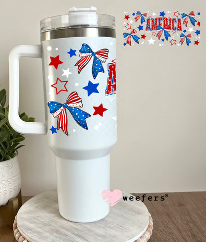 UV DTF Cup Wrap – America 40oz Tumbler Cup Wrap Weefers