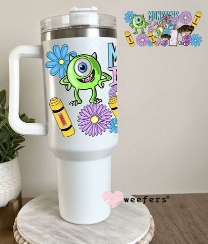 UV DTF Cup Wrap – Monsters Inc 40oz Tumbler Cup Wrap Weefers