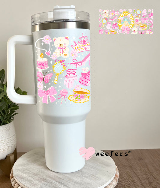 UV DTF Cup Wrap – Princess Favorite Things 40oz Tumbler Cup Wrap Weefers