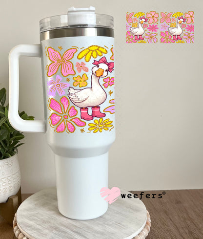 UV DTF Cup Wrap – Curious Geese 40oz Tumbler Cup Wrap Weefers