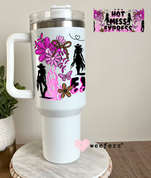 UV DTF Cup Wrap – Hot Mess Express 40oz Tumbler Cup Wrap Weefers
