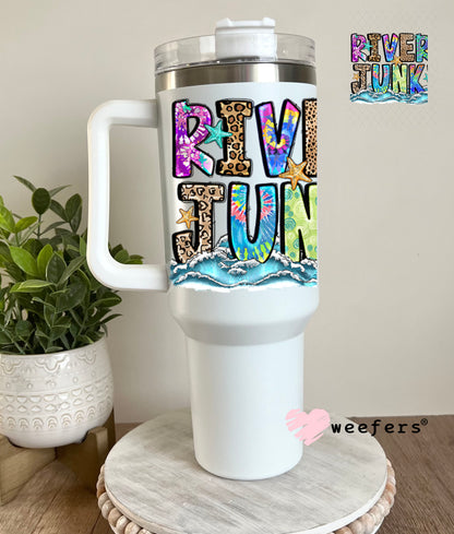 UV DTF Decal - River Junkie 40oz Tumbler Decal Weefers
