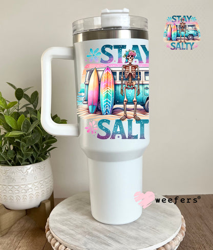 UV DTF Decal - Stay Salty 40oz Tumbler Decal Weefers