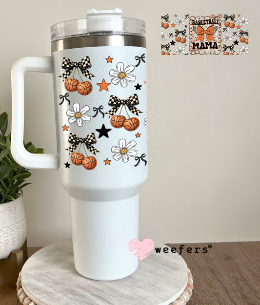 UV DTF Cup Wrap – Western Brown and Pink Bows and Cows 40oz Tumbler Wrap Weefers