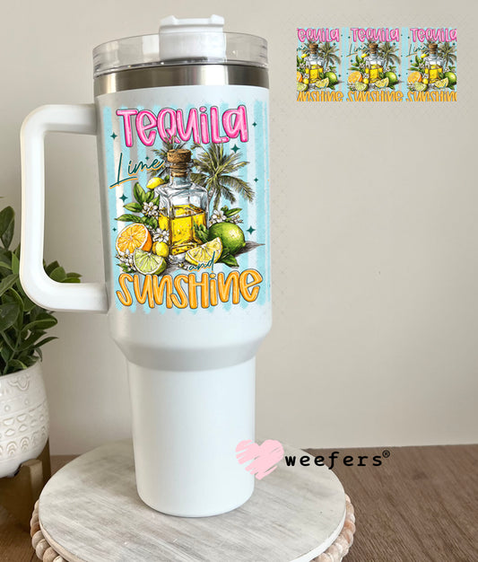 UV DTF Cup Wrap – Tequila Sunshine 40oz Tumbler Cup Wrap Weefers