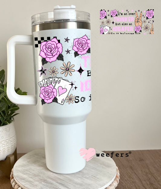 UV DTF Cup Wrap – I'm an overthinker 40oz Tumbler Cup Wrap Weefers