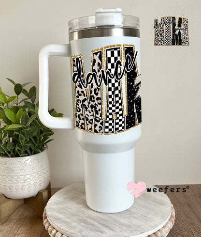 UV DTF Decal - Leopard Dance Mama 40oz Tumbler Cup Wrap Weefers