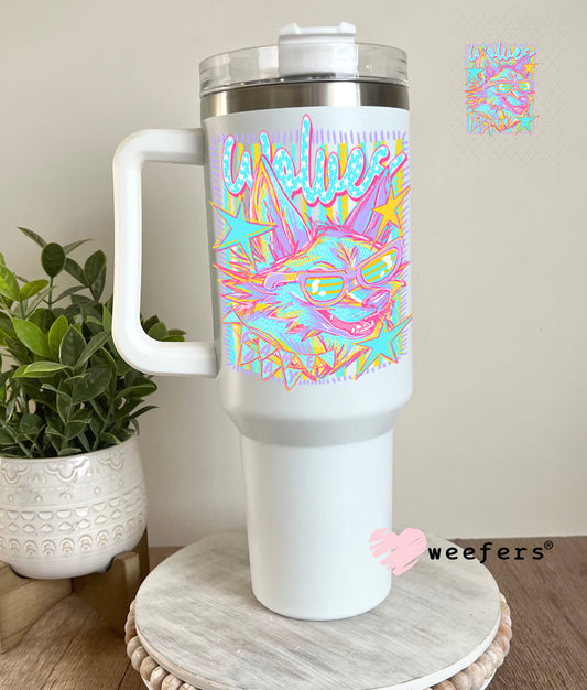 UV DTF Decal - Wolves Game Day Colorful Mascot 40oz Tumbler Cup Wrap Weefers