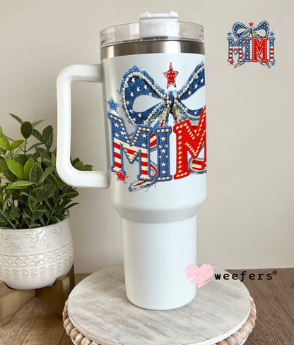 UV DTF Decal - Mimi USA 40oz Tumbler Weefers