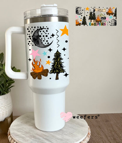 UV DTF Cup Wraps - Campfire 40oz Tumbler Weefers
