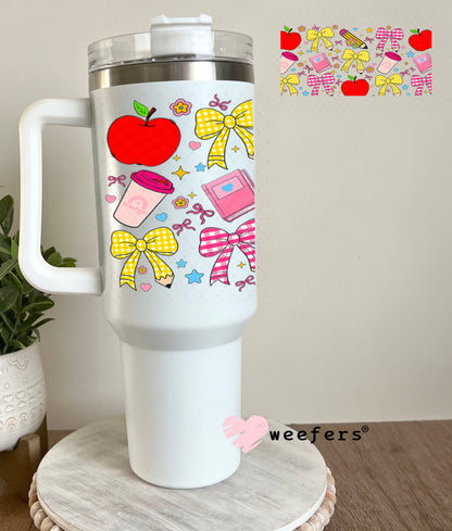 UV DTF Cup Wraps - Teacher Favorite Things 40oz Tumbler Weefers