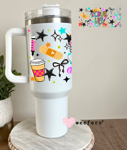 UV DTF Cup Wraps - Scrub Life Medical 40oz Tumbler Weefers