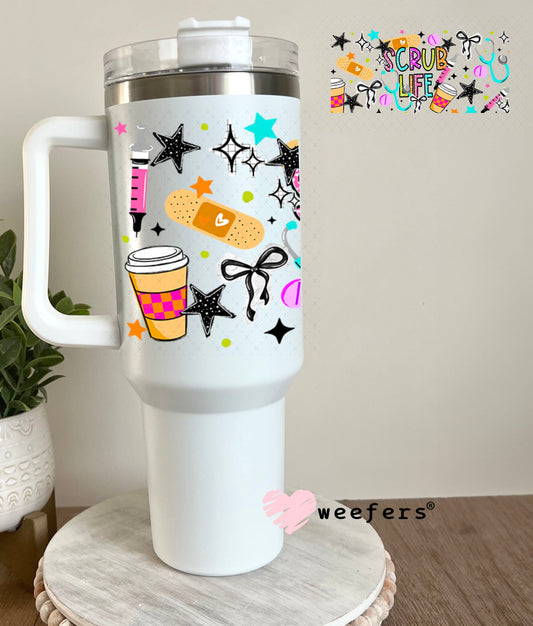 UV DTF Cup Wraps - Scrub Life Medical 40oz Tumbler Weefers